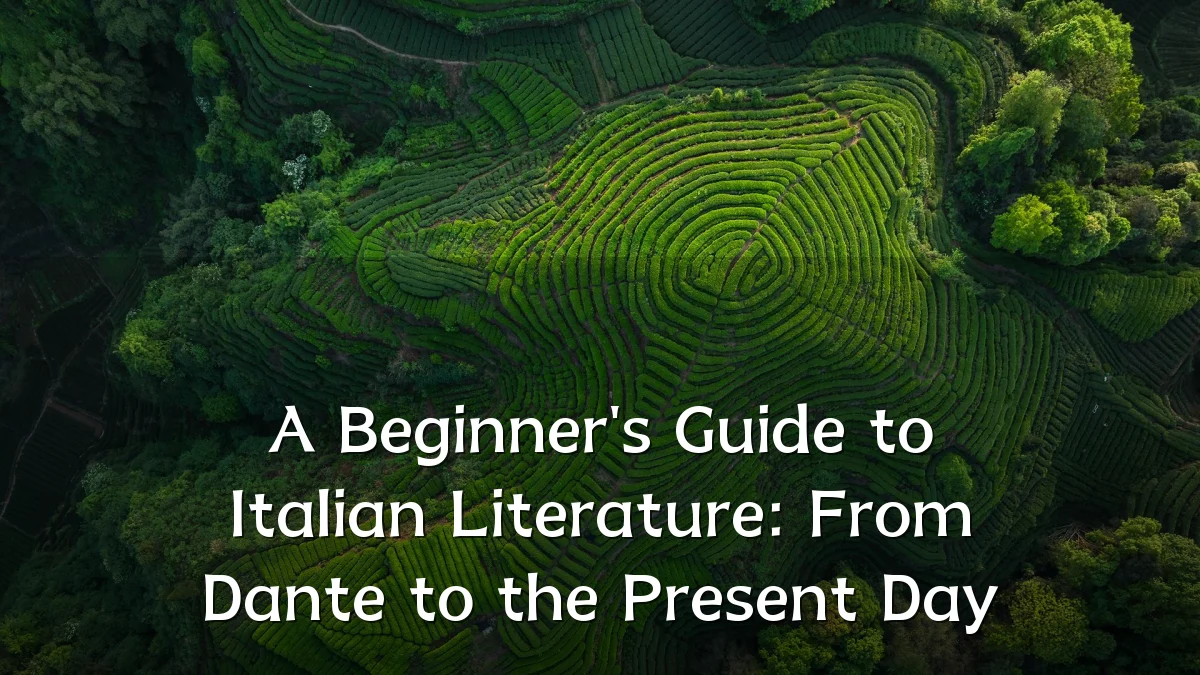 A Beginner's Guide to Italian Literature: From Dante to the Present Day