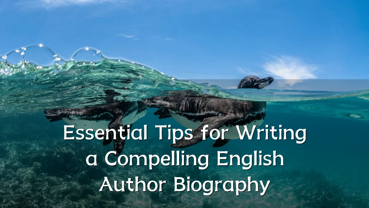 Essential Tips for Writing a Compelling English Author Biography