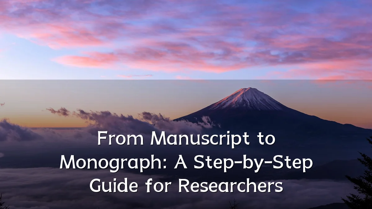 From Manuscript to Monograph: A Step-by-Step Guide for Researchers