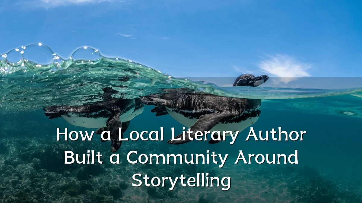 How a Local Literary Author Built a Community Around Storytelling