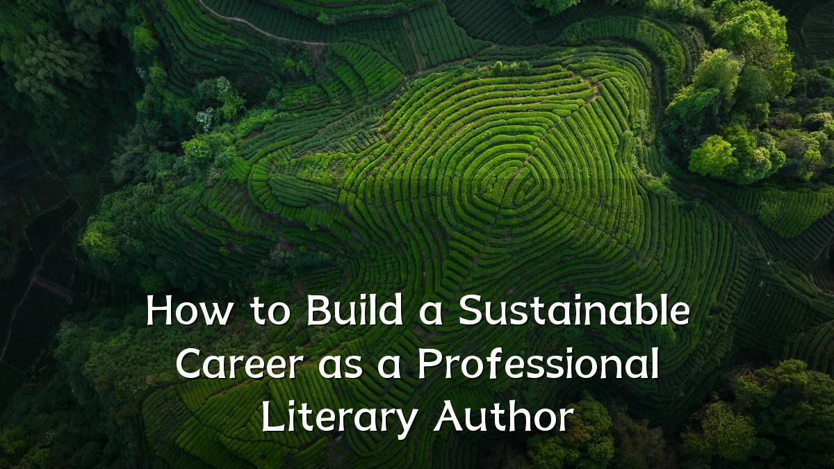 How to Build a Sustainable Career as a Professional Literary Author