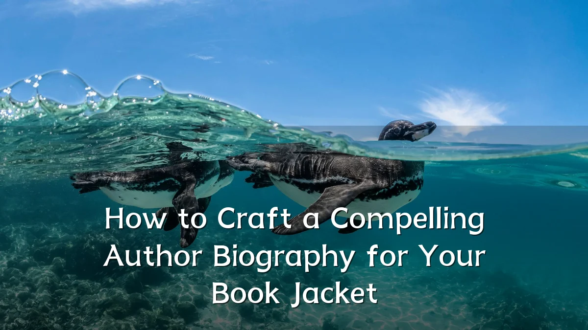 How to Craft a Compelling Author Biography for Your Book Jacket
