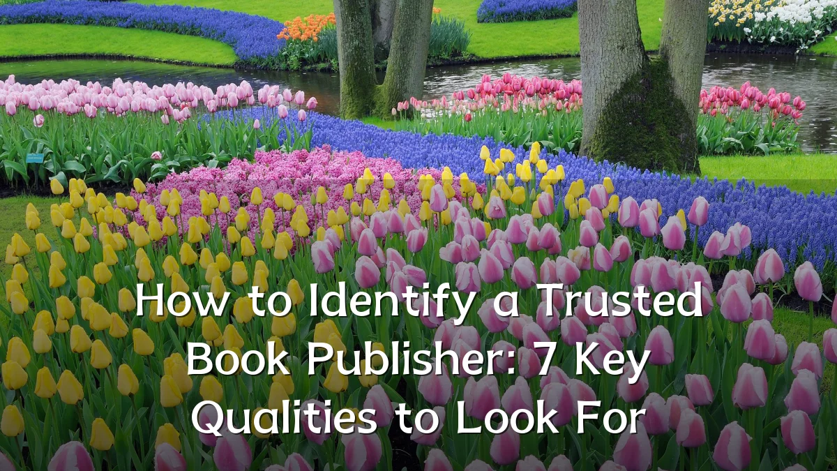 How to Identify a Trusted Book Publisher: 7 Key Qualities to Look For