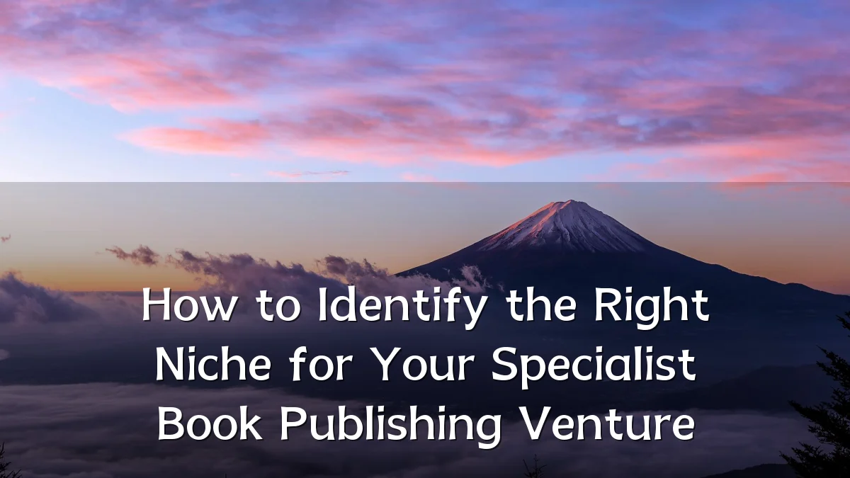How to Identify the Right Niche for Your Specialist Book Publishing Venture