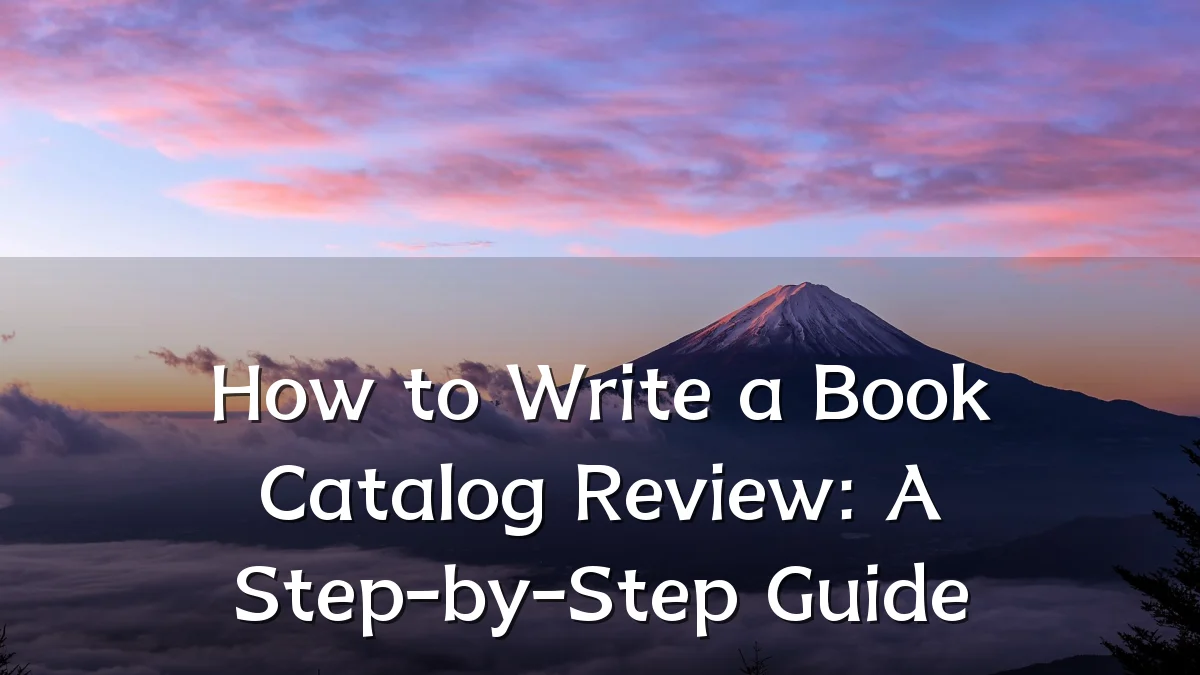 How to Write a Book Catalog Review: A Step-by-Step Guide