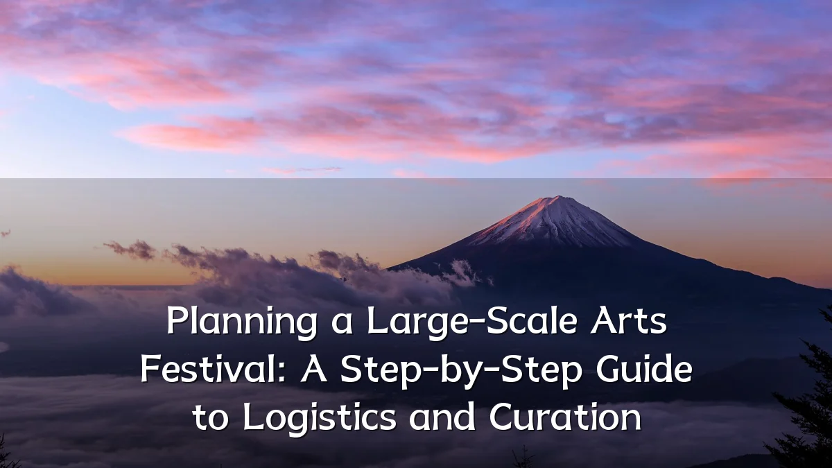 Planning a Large-Scale Arts Festival: A Step-by-Step Guide to Logistics and Curation