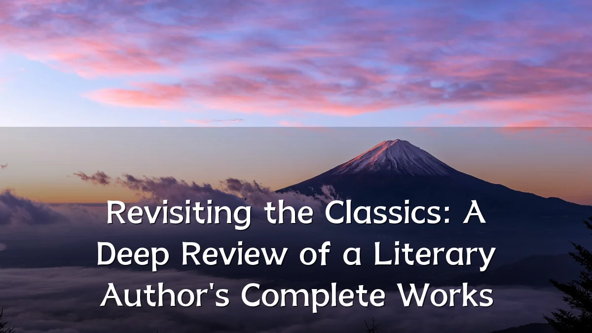 Revisiting the Classics: A Deep Review of a Literary Author's Complete Works