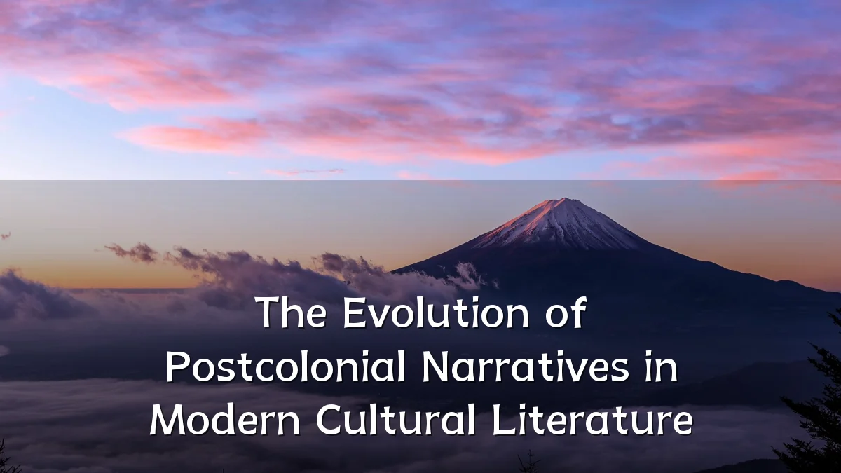 The Evolution of Postcolonial Narratives in Modern Cultural Literature