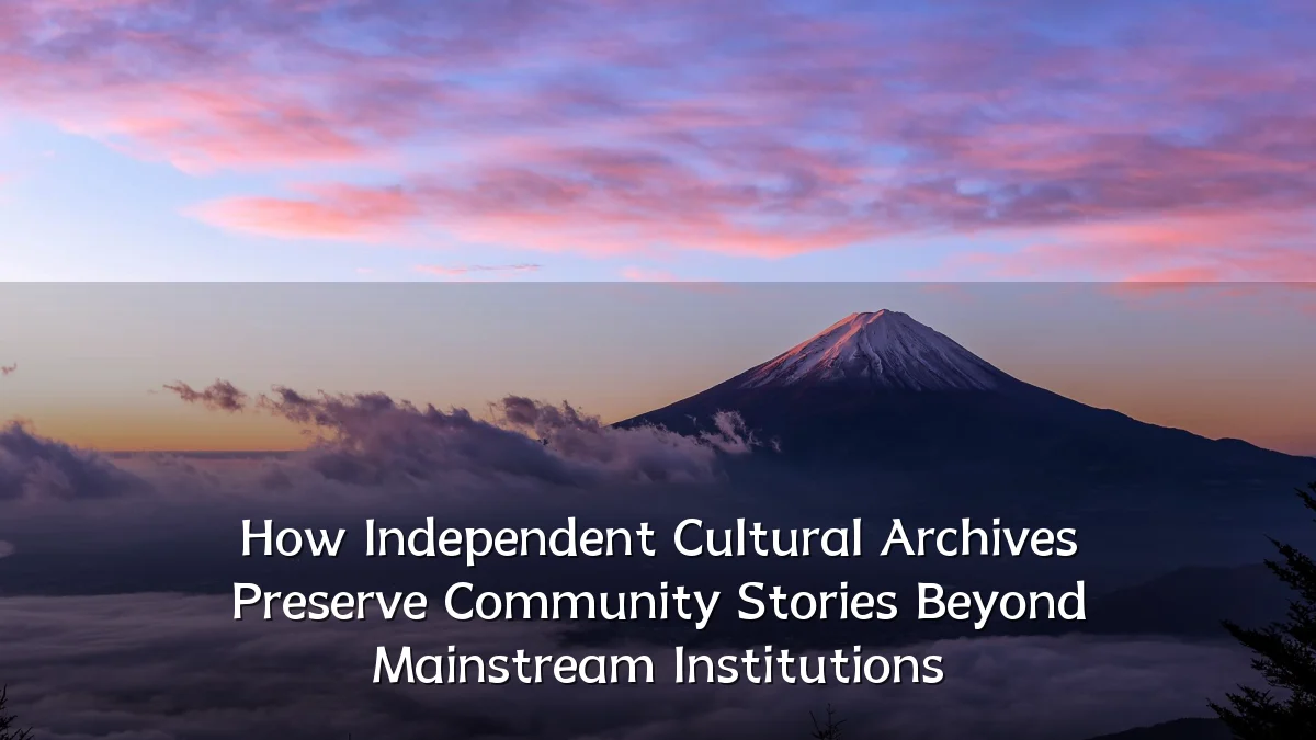 How Independent Cultural Archives Preserve Community Stories Beyond Mainstream Institutions