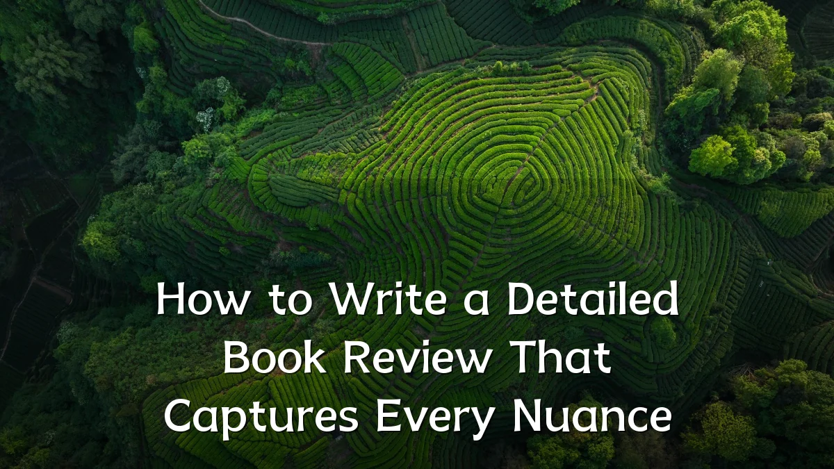 How to Write a Detailed Book Review That Captures Every Nuance