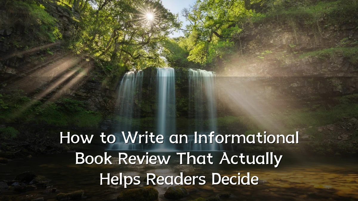 How to Write an Informational Book Review That Actually Helps Readers Decide